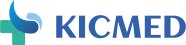 Logo officiel de Kicmed, entreprise française spécialisée en cryothérapie médicale.